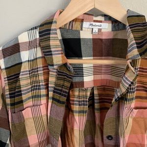 Large Plaid Madewell Button Up